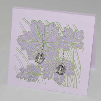 Ladybug Earring french wire
