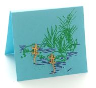 Alligator Earrings - gold