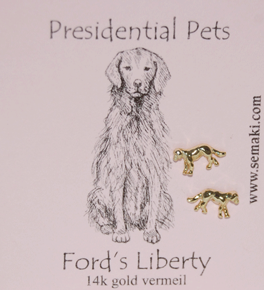 Liberty the Dog - gold