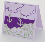 Anchor Earrings french wire
