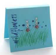 Wildflower Dangle Earring - rose