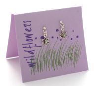 Wildflower Dangle Earring - peridot