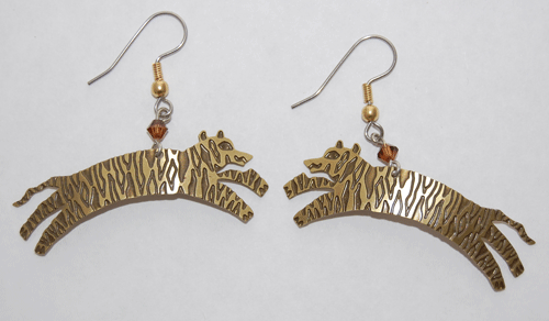 Tiger Earrings