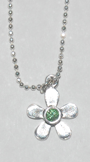 Flower Power Necklace - peridot