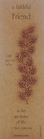 Oak Copper Bookmark
