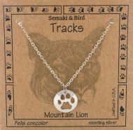 Mountain Lion Necklace - sterling 