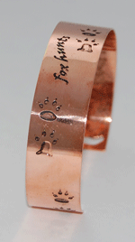 Fox Cuff Bracelet - copper