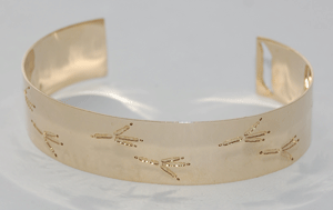 Raven Cuff Bracelet - gold