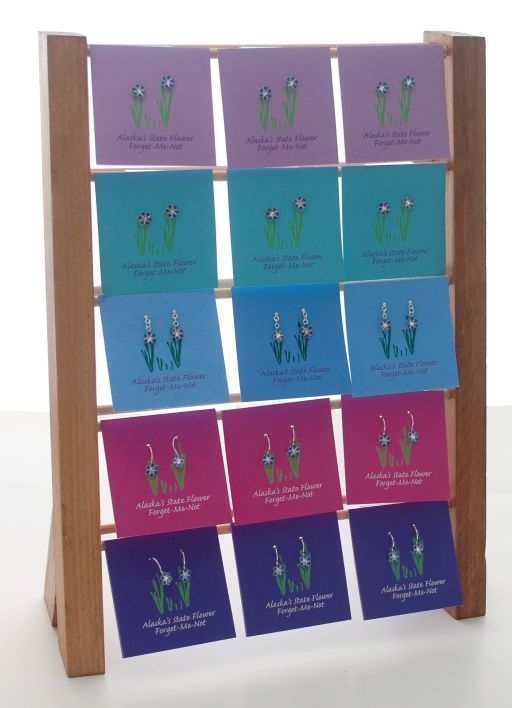 Alaska Forget Me Not Rack Display