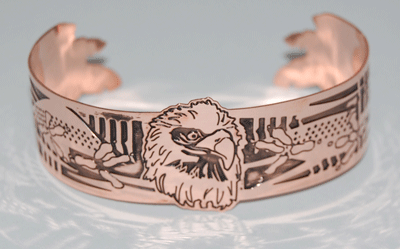 Eagle Cuff Bracelet - copper