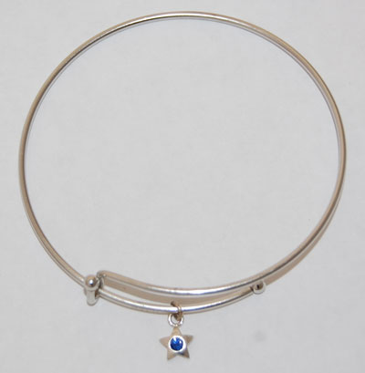 Star Crystal Bracelet - Sapphire