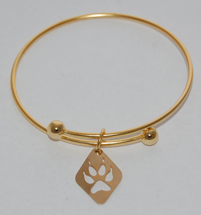 Wolf Track Bracelet - gold