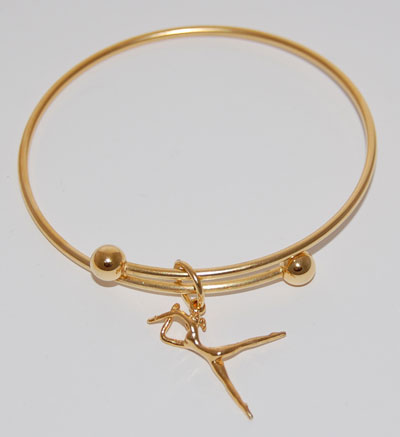 Dancer Charm Bracelet - gold