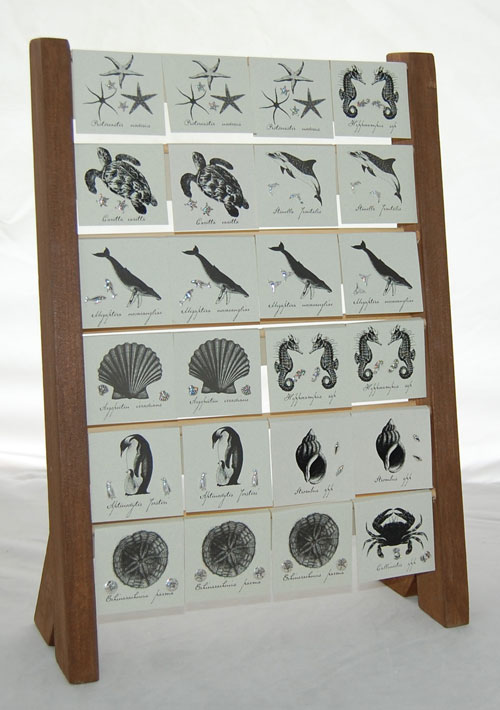 Natural History Nautical Rack Display - silver