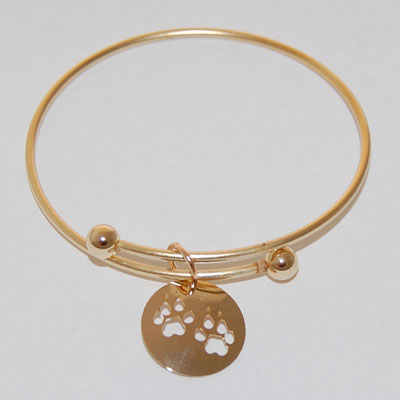 Cheetah Track Bracelet - gold