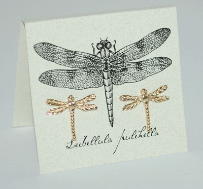 Dragonfly Earrings - gold