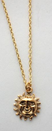Sun Necklace - gold