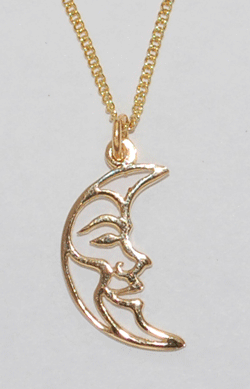 Moon Necklace - gold