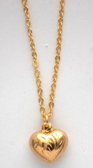 Heart Necklace - gold