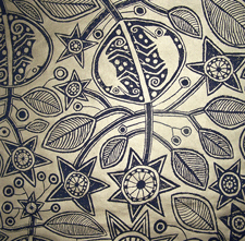 Garden Hand Silkscreened Paper