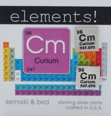 Curium Elements Earrings - silver