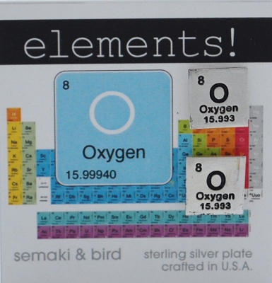 Oxygen Elements Earrings - silver