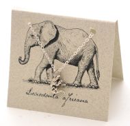 Elephant Necklace - silver