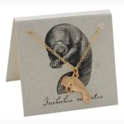 Manatee Necklace - gold