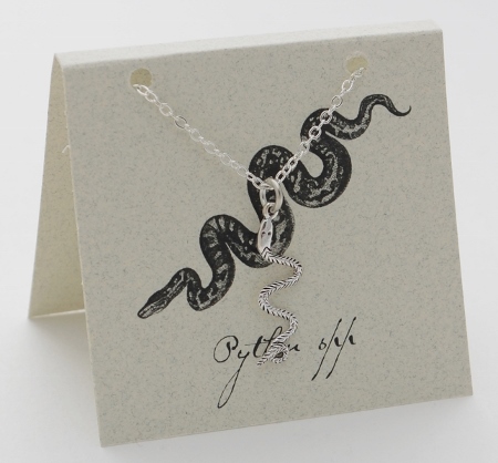 Snake Necklace - silver