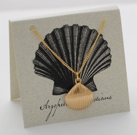 Scallop Necklace - gold