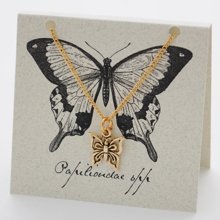 Butterfly Necklace - gold