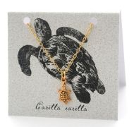 Sea Turtle Necklace - gold