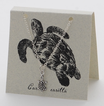 Sea Turtle Necklace - silver
