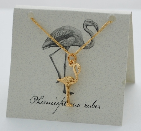 Flamingo Necklace - gold