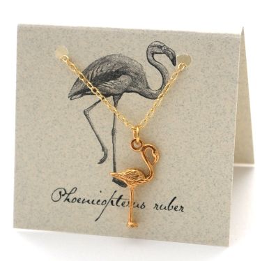 Flamingo Necklace - gold