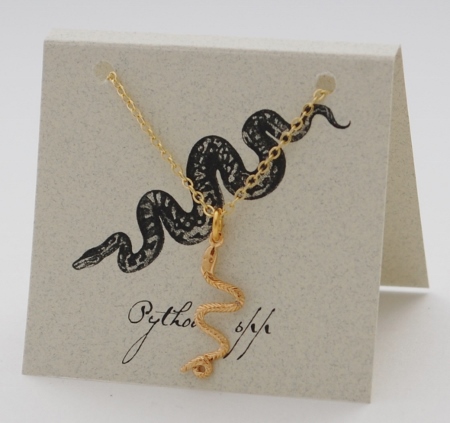 Snake Necklace - gold