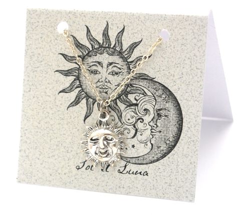Sun Necklace - silver