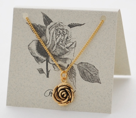 Rose Necklace - gold