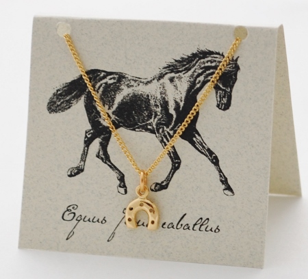 Horseshoe Necklace - gold