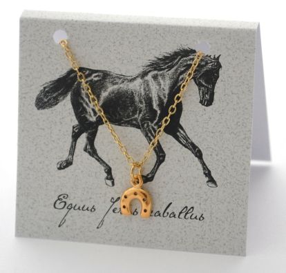 Horseshoe Necklace - gold