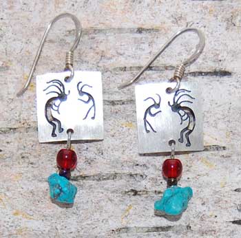 Kokopelli Earth Rhythms Earrings