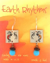 Kokopelli Earth Rhythms Earrings