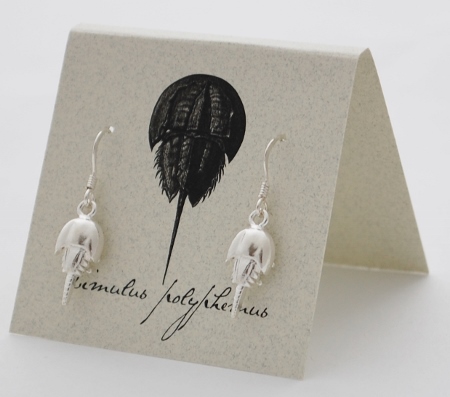 Horseshoe Crab Earrings - silver