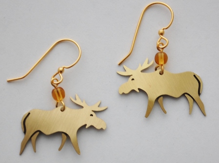 Moose Earrings