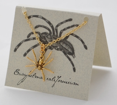 Spider Necklace - gold