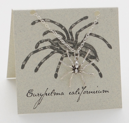 Spider Necklace - silver