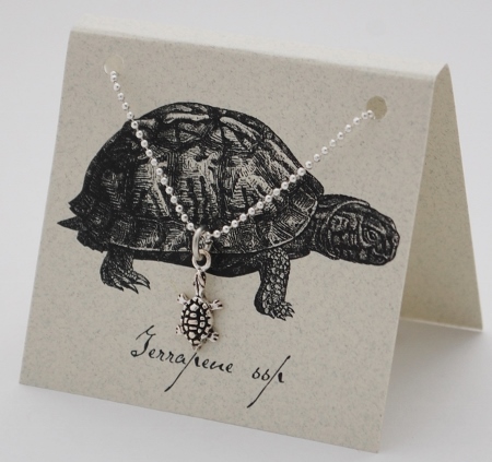 Turtle Necklace - silver