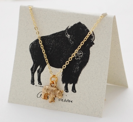 Buffalo Necklace - gold