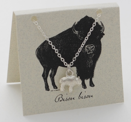 Buffalo Necklace - silver