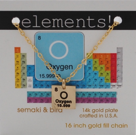 Oxygen Elements Necklace - gold